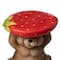 Glitzhome® 12.5" Bear Holding a Strawberry Decorative Garden Stool